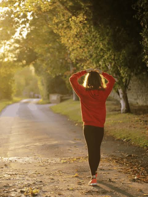 Outdoor healthy lifestyle and daily wellness walking